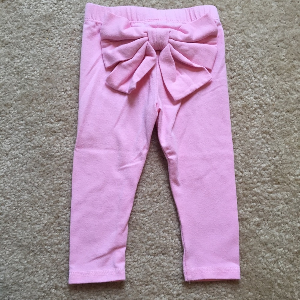 3/$12 Cat and Jack Bow Leggings